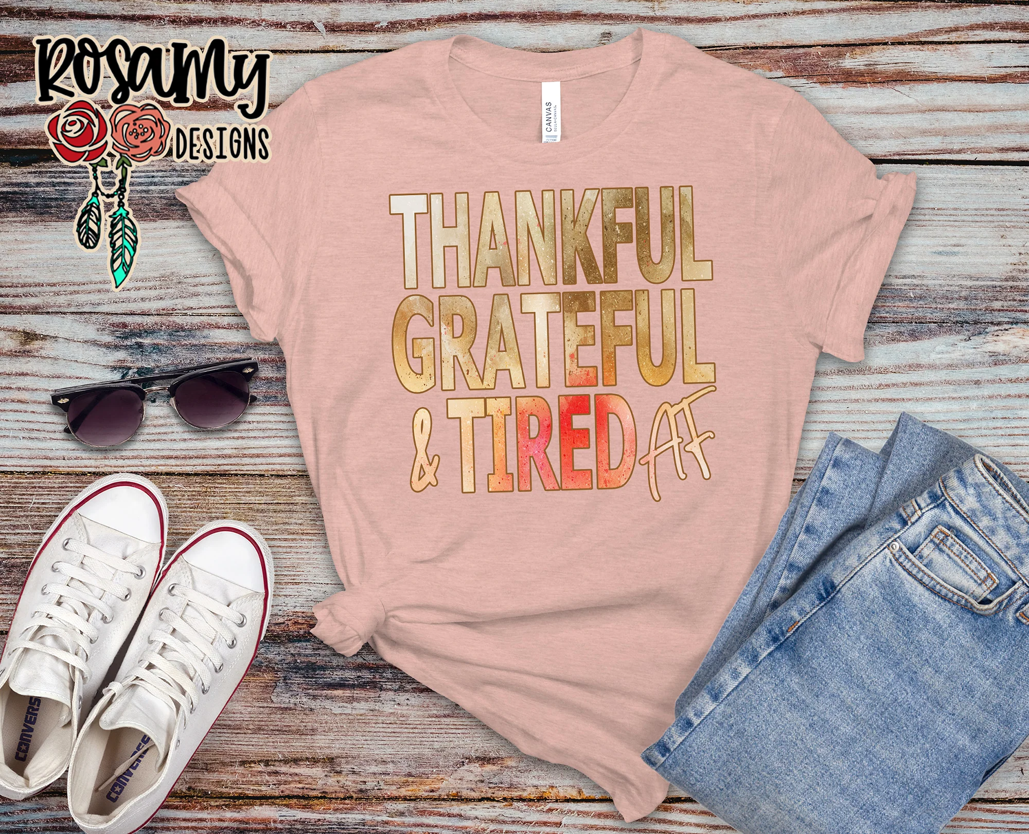 Thankful Grateful & Tired AF - Digital Download / Sublimation Design - Image 4